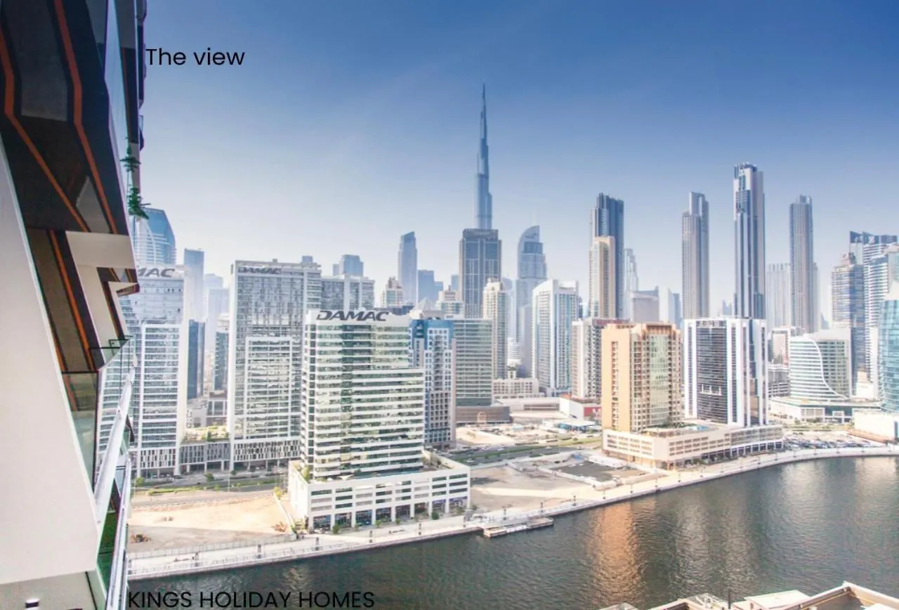 Binghatti Canal With Private Jacuzzi Burj Khalifa View Kings Дубай 0*,
