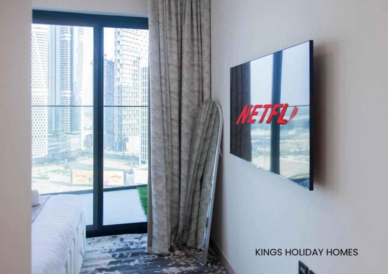 Binghatti Canal With Private Jacuzzi Burj Khalifa View Kings Дубай ОАЭ
